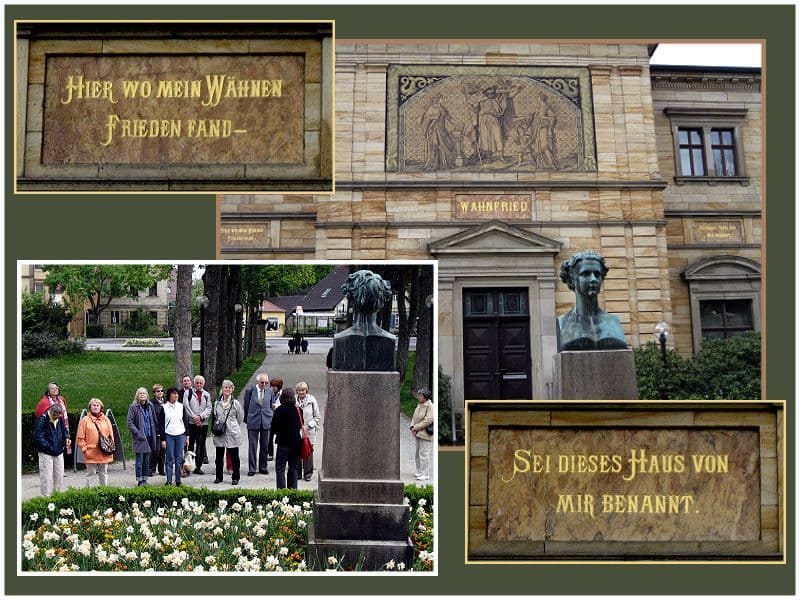 front des Hauses Wahnfried front des Hauses Wahnfried